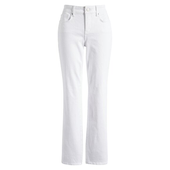 NWT NYDJ Womens Size 2 2x32 Optic White Marilyn Straight Leg Stretch Jeans NEW - Picture 1 of 8